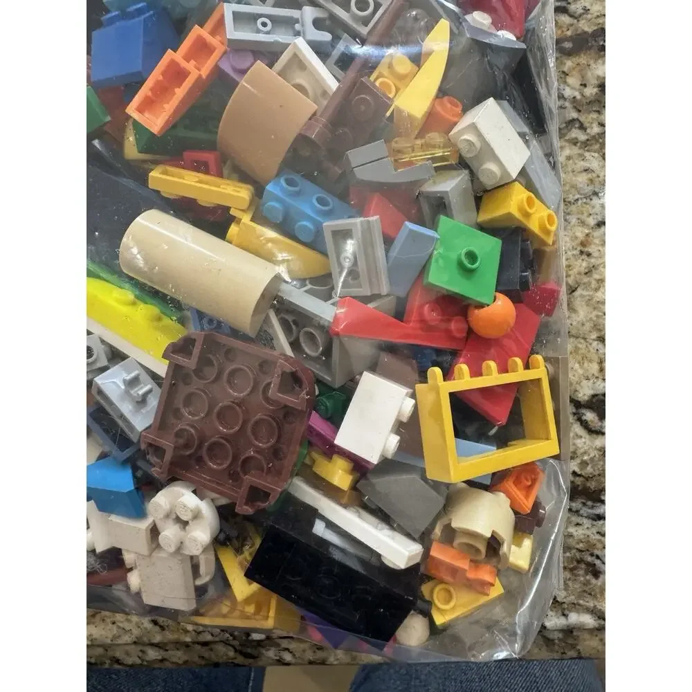 2 TWO POUNDS2 lbs Mixed LEGO Lot Authentic Bricks Parts & Pieces Cleaned Sorted - Picture 8 of 9